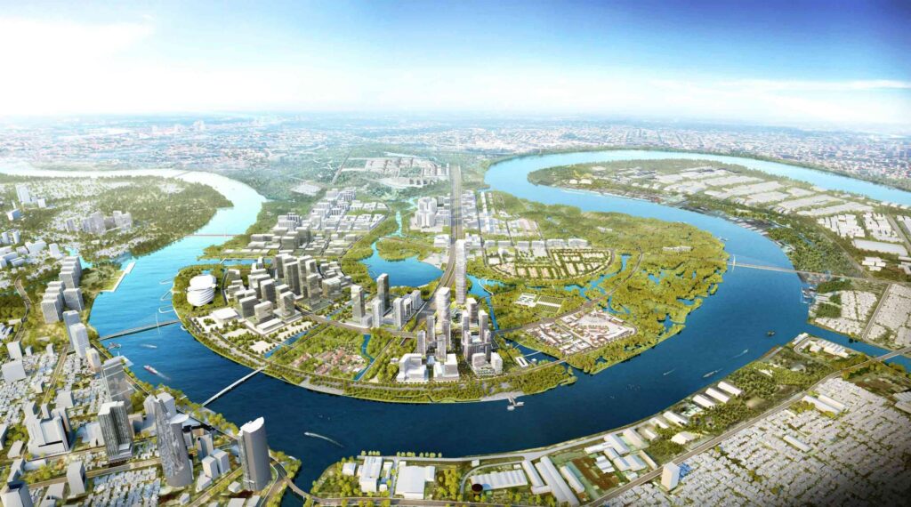 tìm căn hộ tại khu đô thị mới Thủ Thiêm Quận 2 Sài Gòn