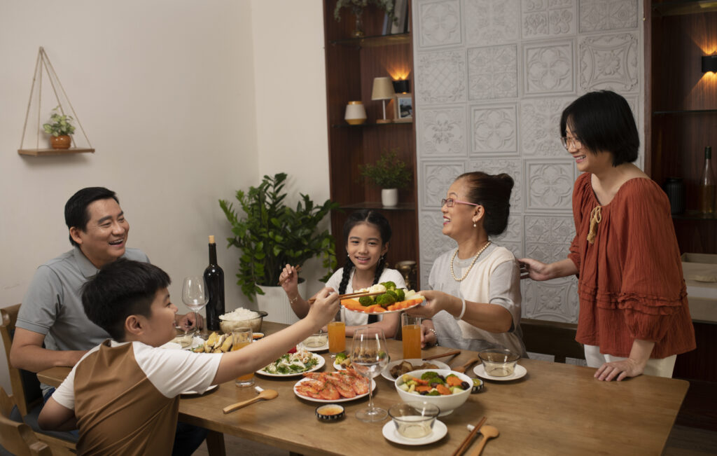 không gian sống ấm cúng gắn kết gia đình