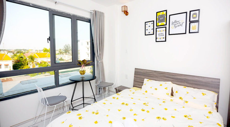 ánh sáng tự nhiên ngập tràn trong căn hộ 3b maison bình thạnh